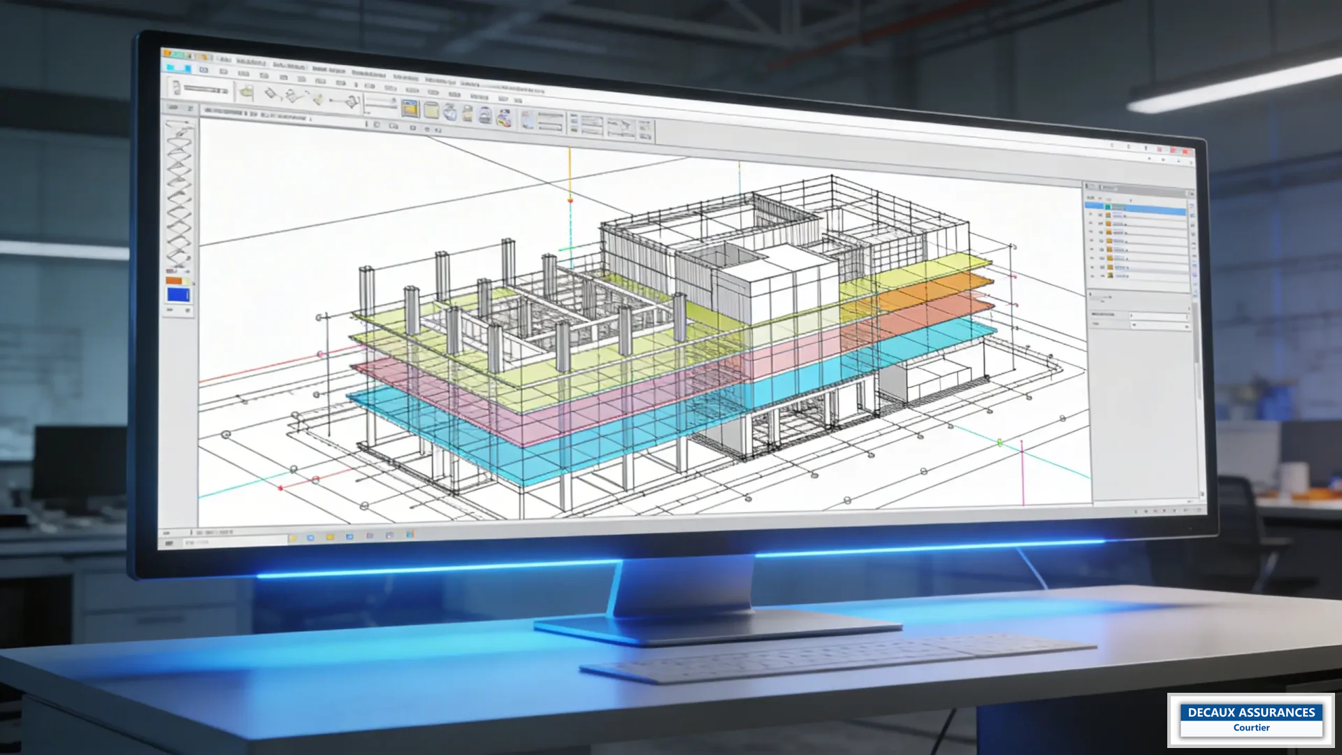 Maquette BIM détaillée